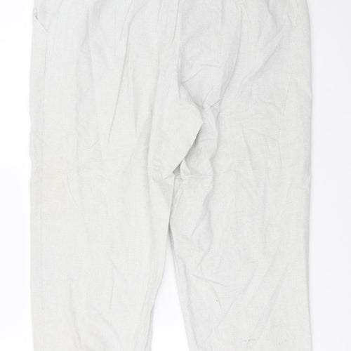 Marks and Spencer Womens Grey   Trousers  Size 18 L25 in