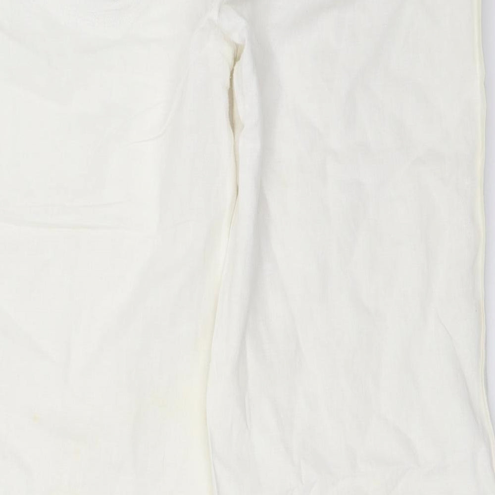 New Look Womens White   Trousers  Size 16 L30.5 in