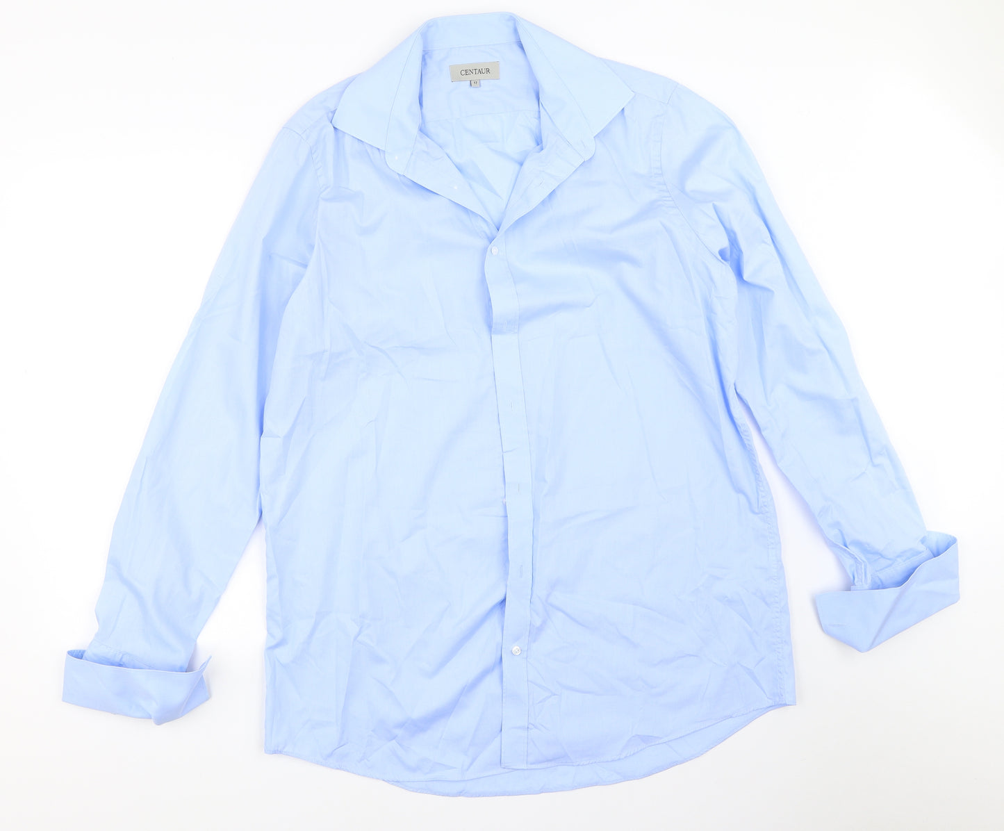 Centaur Mens Blue    Dress Shirt Size 17