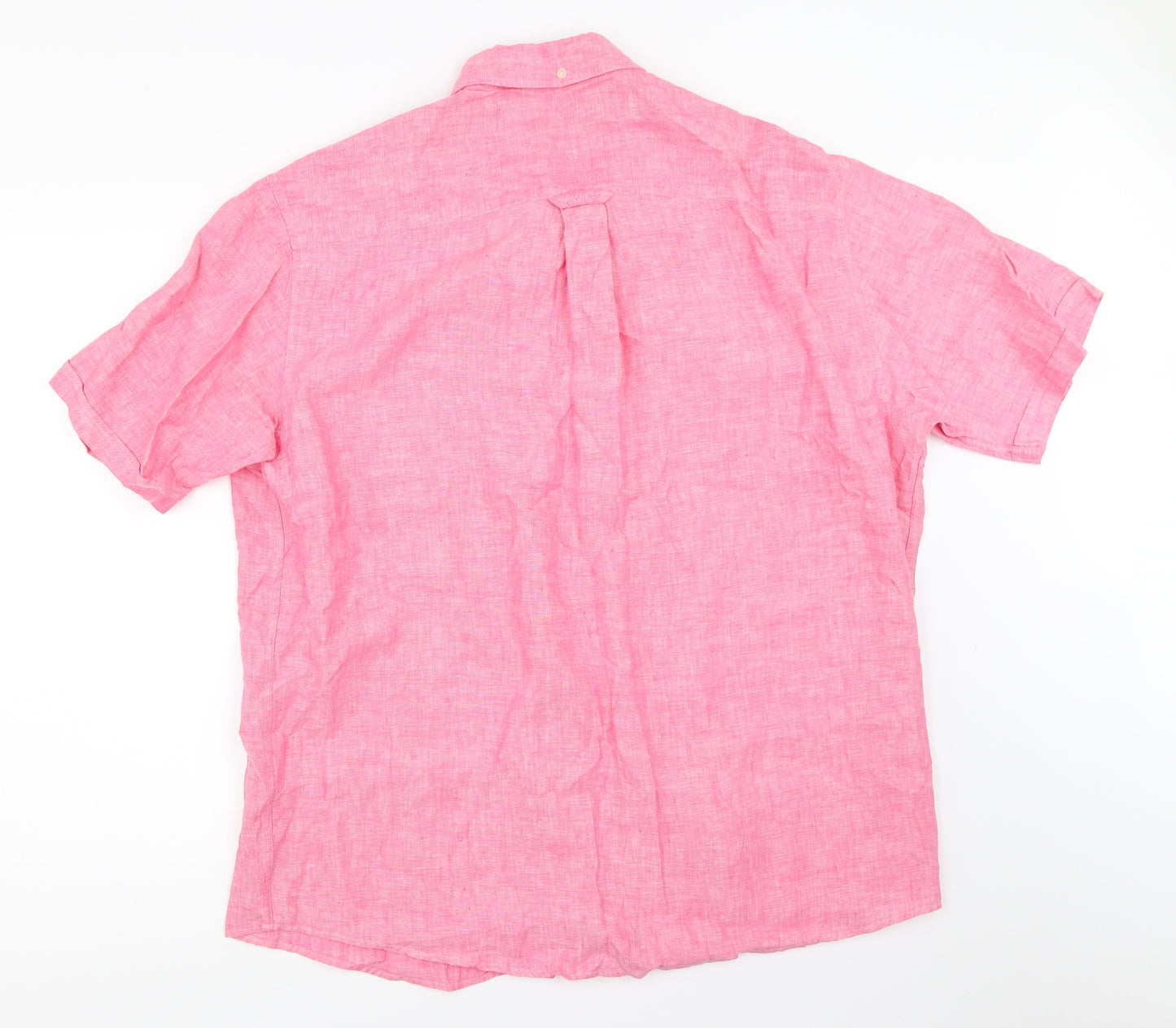 Maine New England Mens Pink    Button-Up Size XL