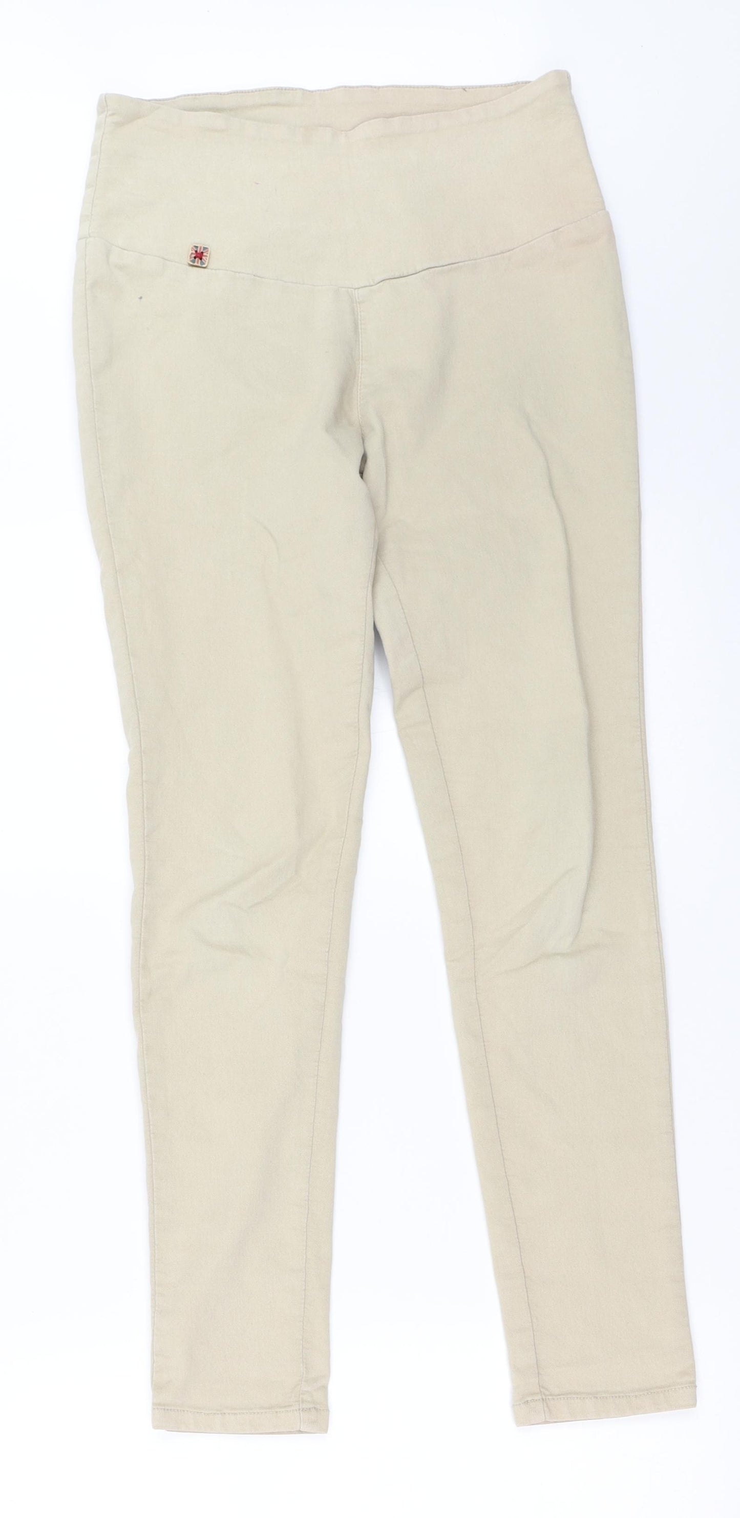 Preworn Womens Beige   Trousers  Size 28 in L26.5 in