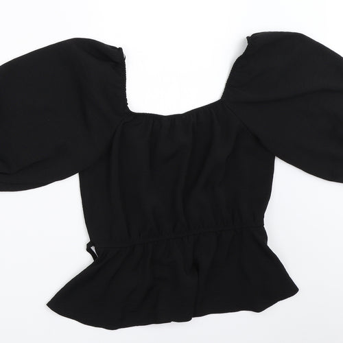New Look Womens Black   Basic Blouse Size 6