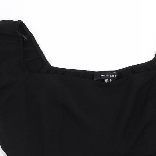 New Look Womens Black   Basic Blouse Size 6