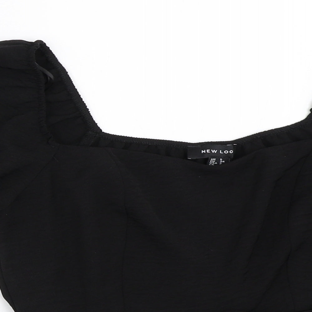 New Look Womens Black   Basic Blouse Size 6