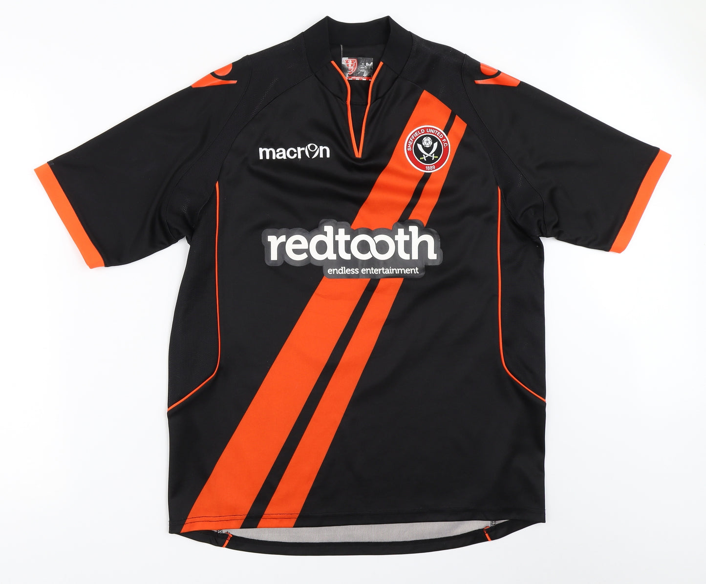 Preworn Mens Black    T-Shirt Size M  - sheffield united football