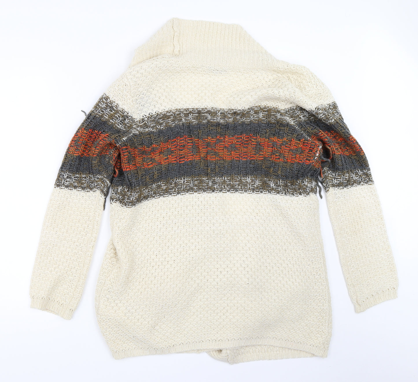 Peacocks Womens Beige   Cardigan Jumper Size S
