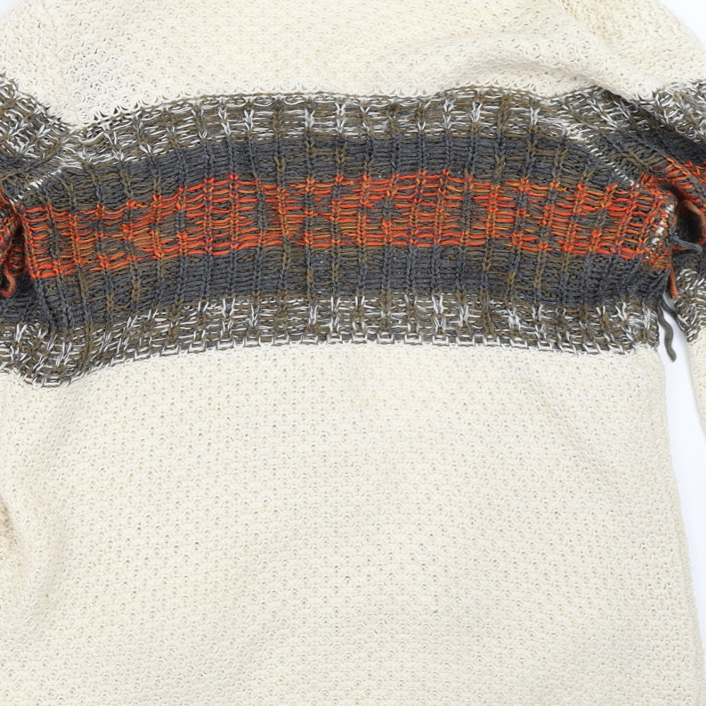 Peacocks Womens Beige   Cardigan Jumper Size S