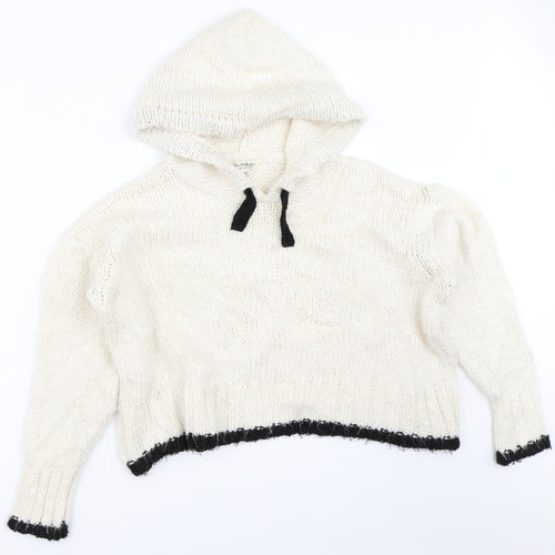 Miss Selfridge Womens Ivory   Pullover Jumper Size 6