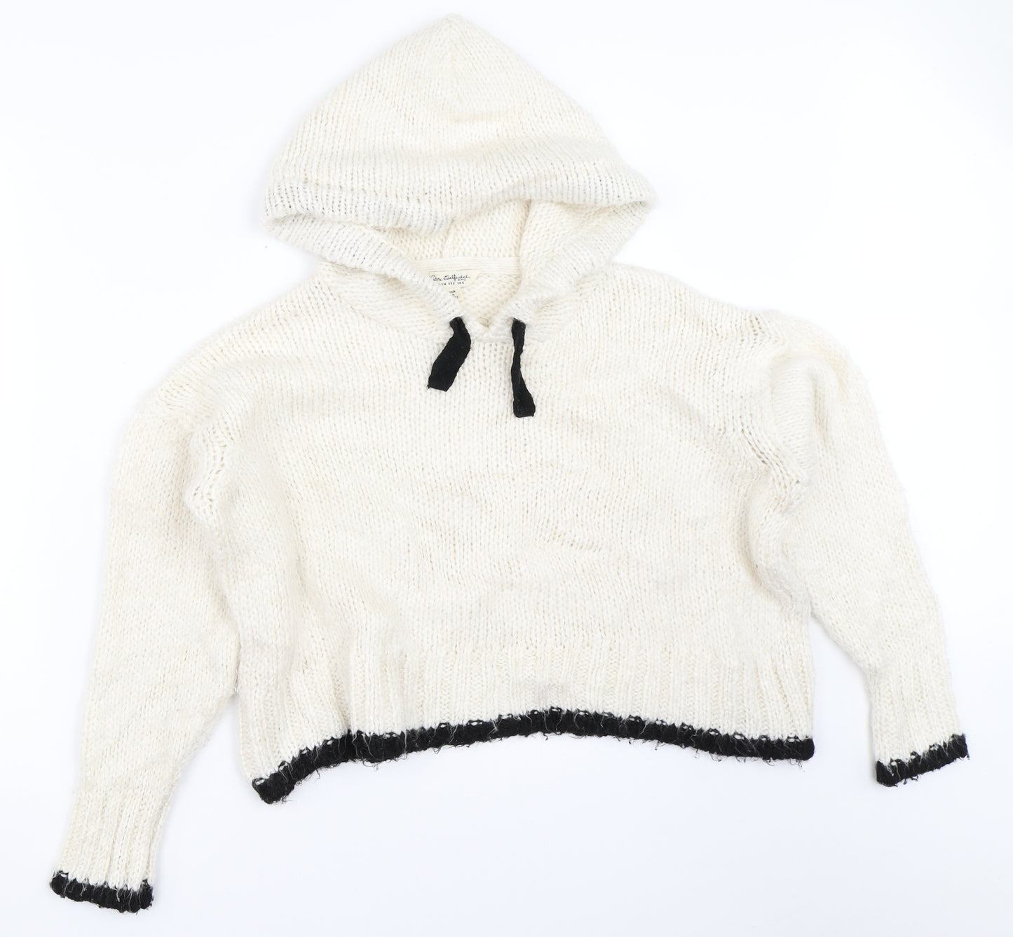 Miss Selfridge Womens Ivory   Pullover Jumper Size 6