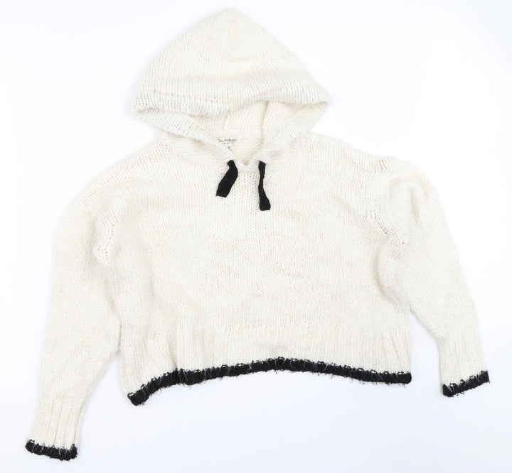Miss Selfridge Womens Ivory Pullover Jumper Size 6