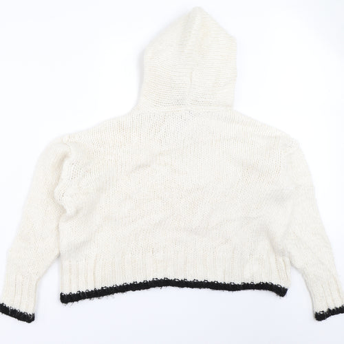 Miss Selfridge Womens Ivory   Pullover Jumper Size 6