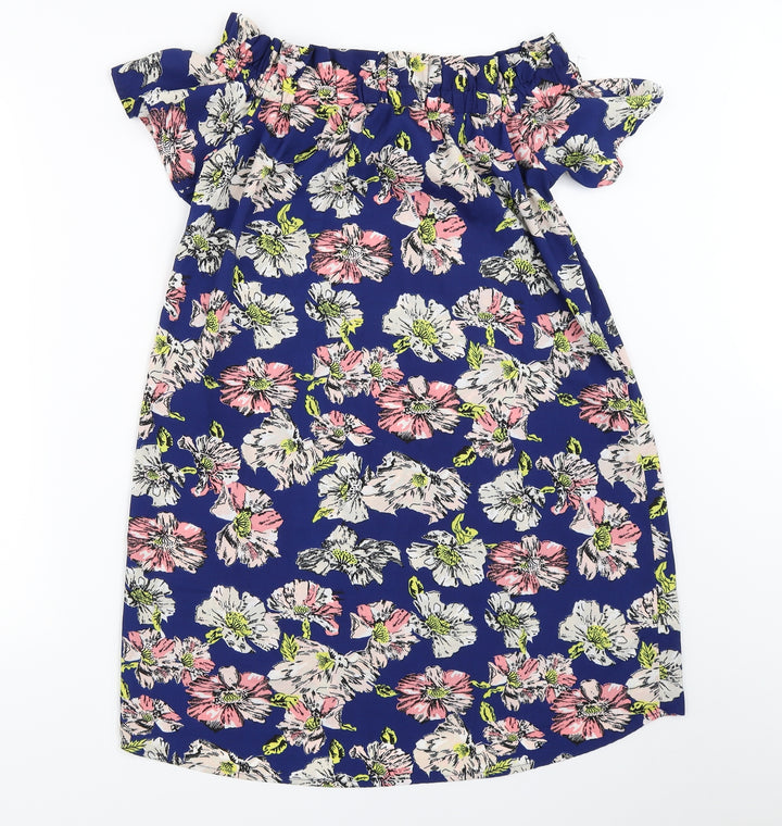 Atmosphere Womens Blue Floral  Shift  Size 10
