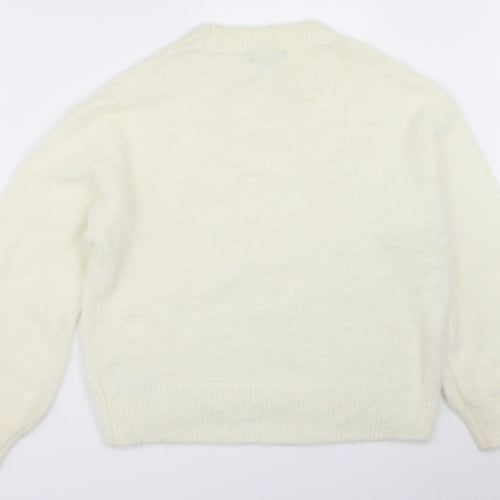 New Look Womens Ivory   Pullover Jumper Size S