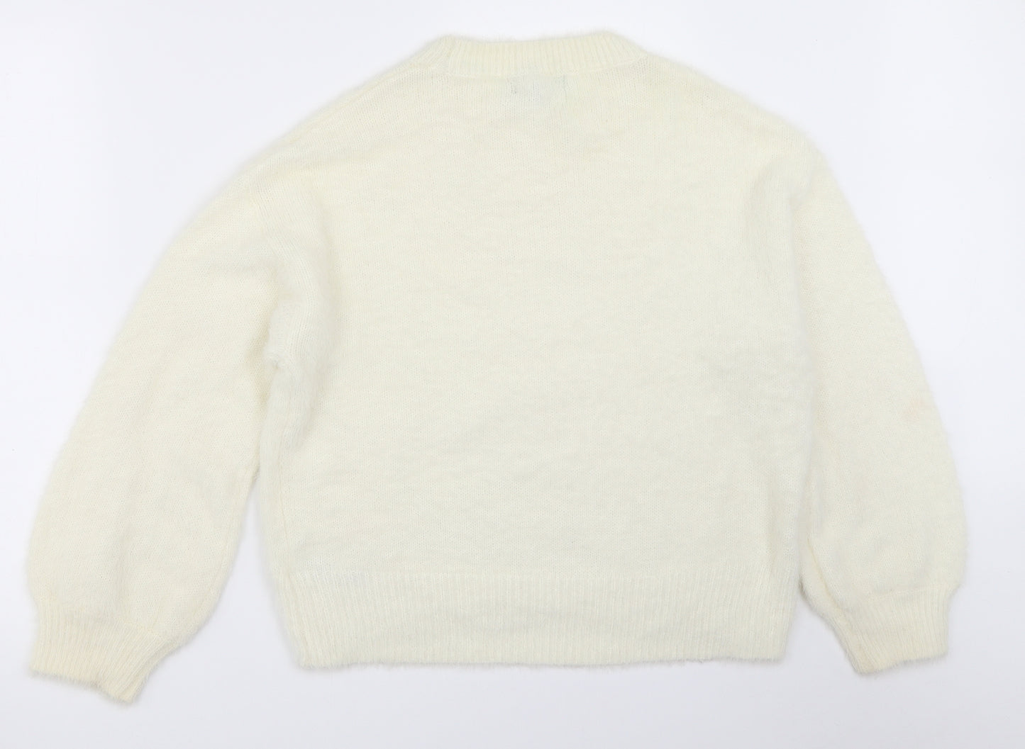 New Look Womens Ivory   Pullover Jumper Size S