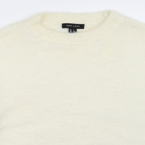 New Look Womens Ivory   Pullover Jumper Size S
