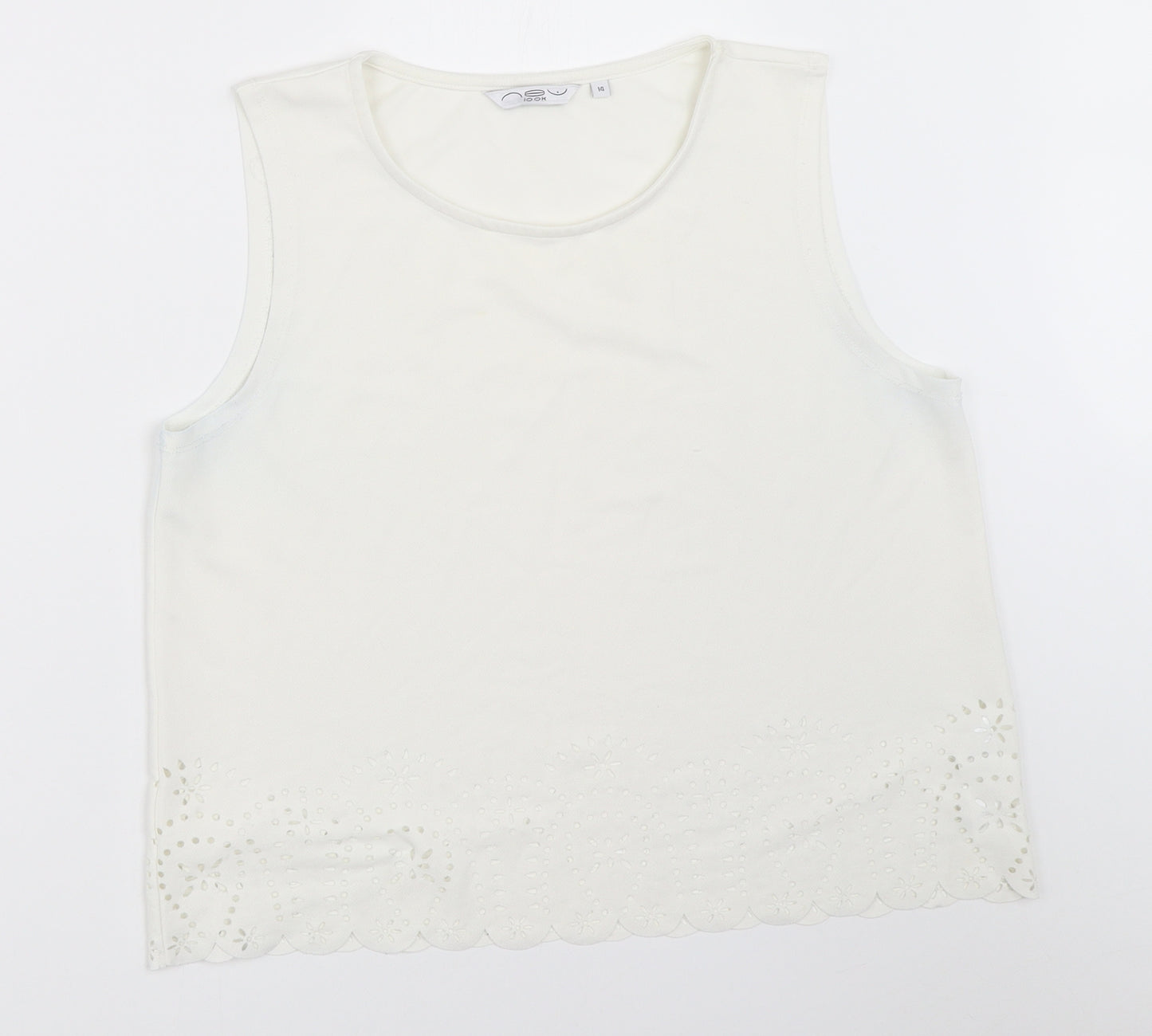 New Look Womens White   Basic Blouse Size 14