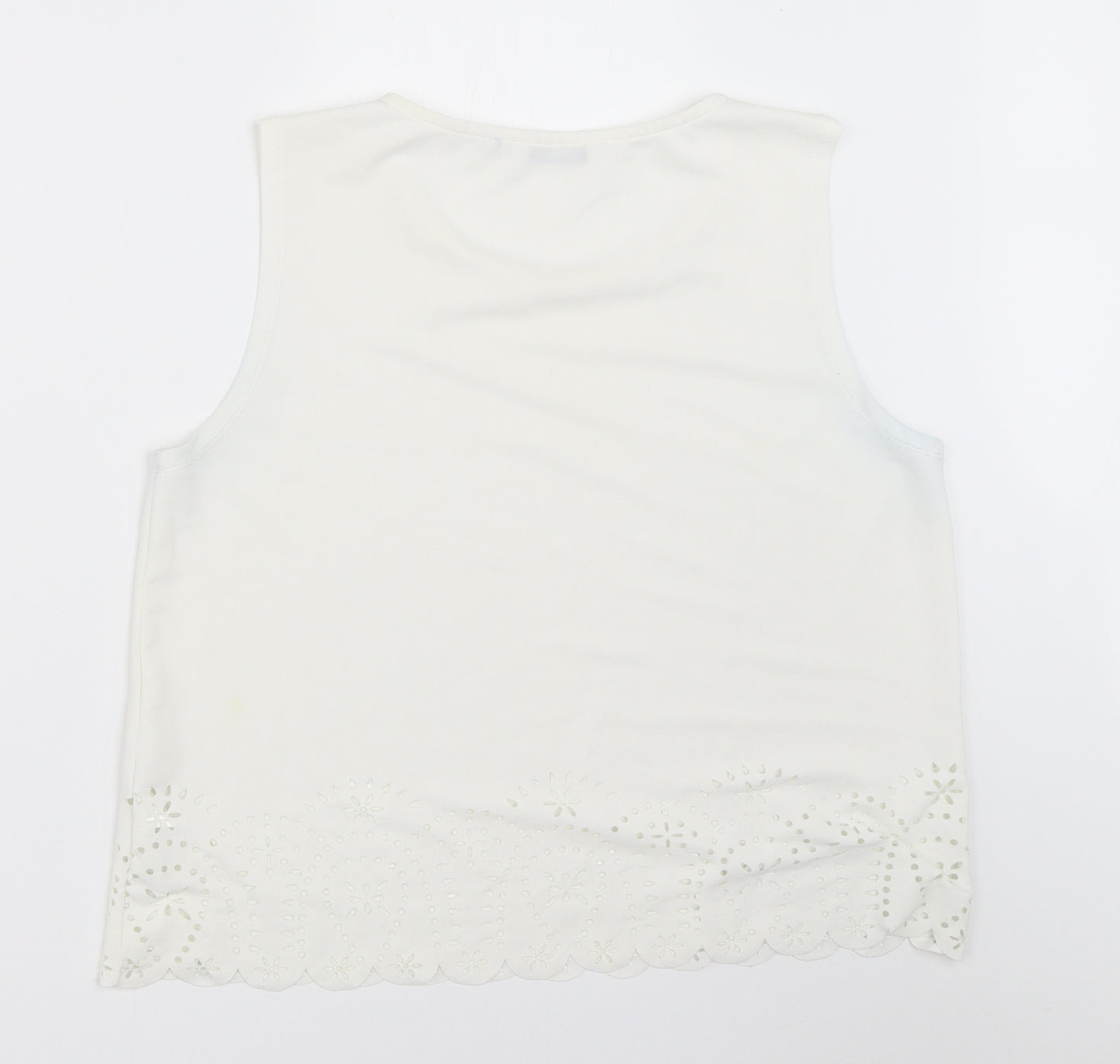 New Look Womens White   Basic Blouse Size 14