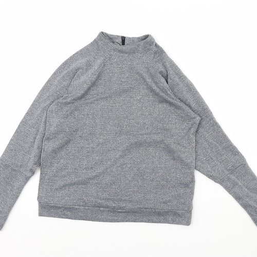 Jaqueline de Yong Womens Silver   Pullover Jumper Size M
