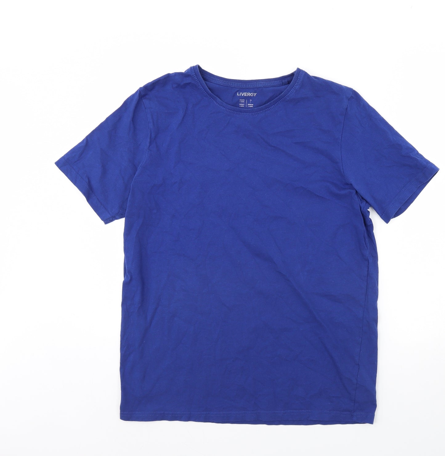 Livergy Mens Blue    T-Shirt Size L