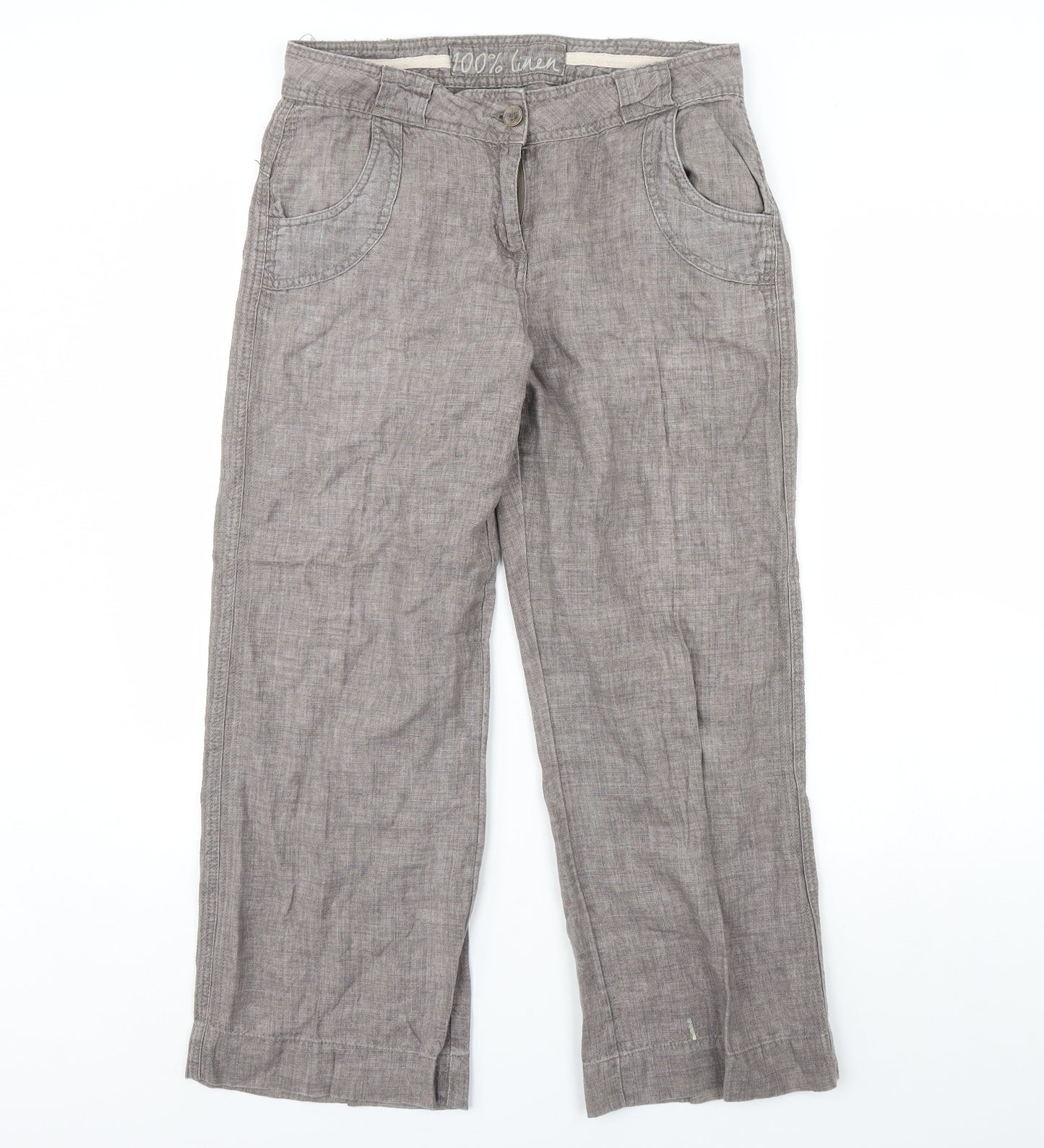 George Womens Grey   Trousers  Size 12 L30 in