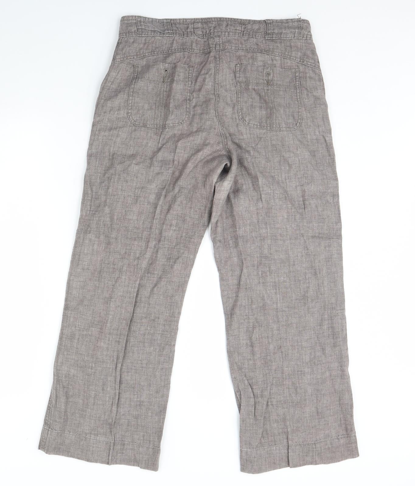 George Womens Grey   Trousers  Size 12 L30 in
