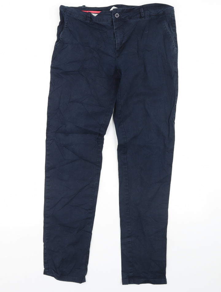 DECATHLON Womens Blue Straight Jeans Size 12 L29 in
