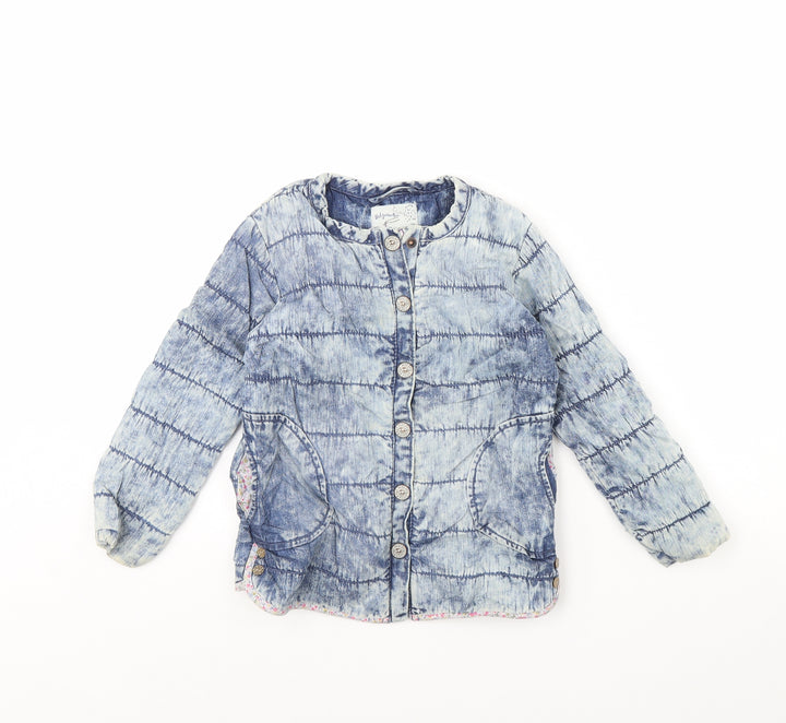 NEXT Girls Blue Jacket Size 4 Years