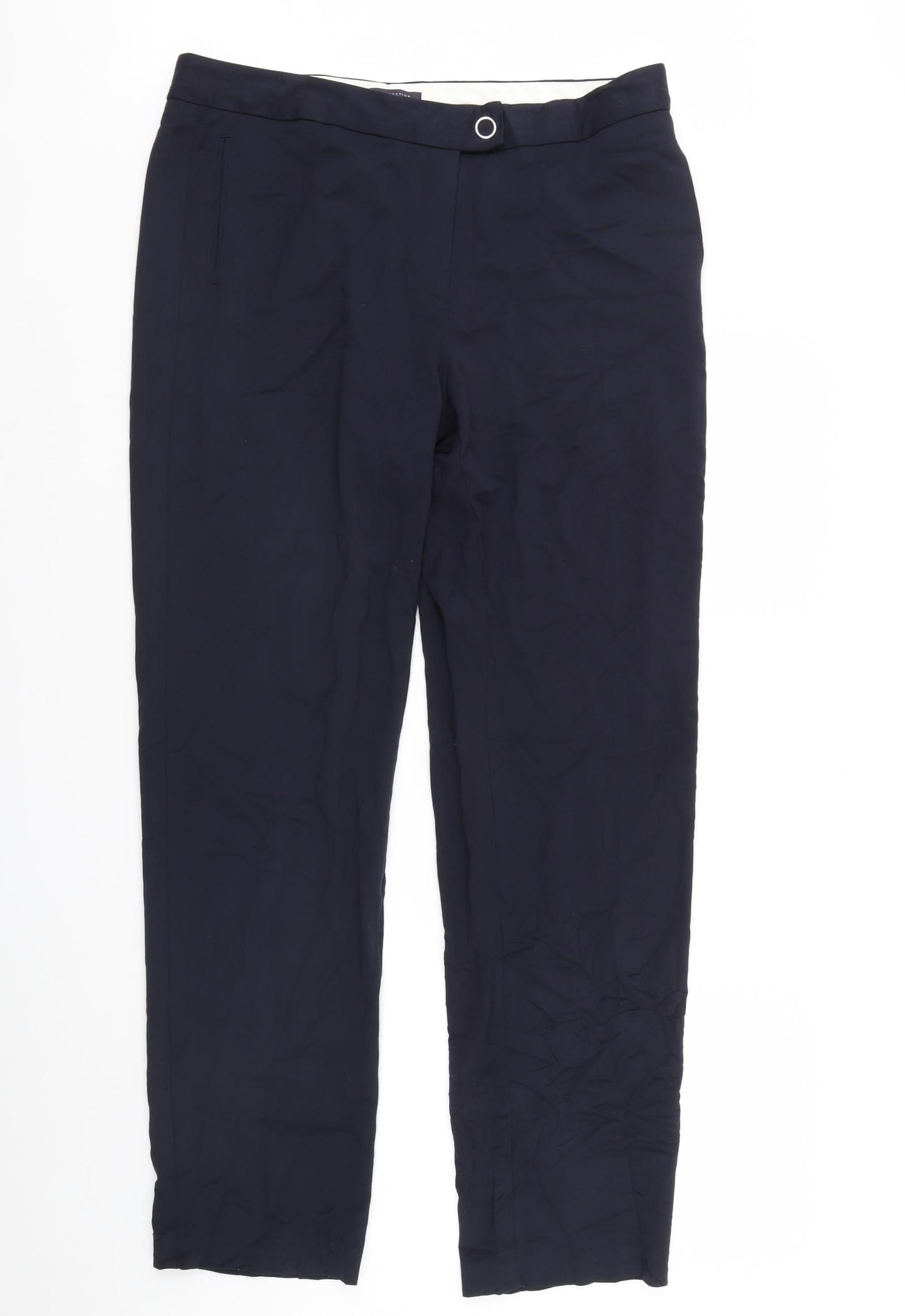 m&s Womens Blue   Trousers  Size 16 L30 in