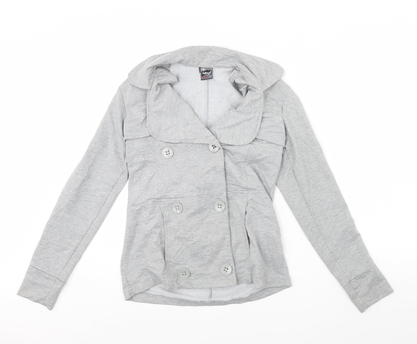 Megi Womens Grey   Jacket  Size L