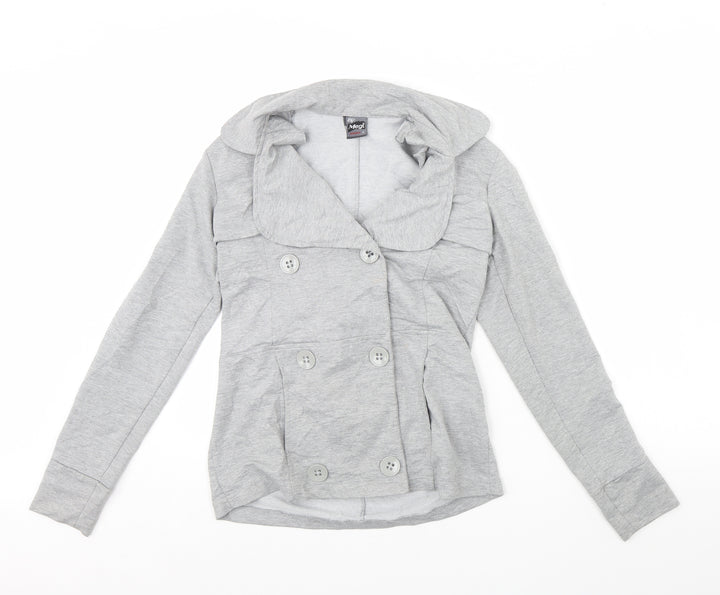 Megi Womens Grey   Jacket  Size L