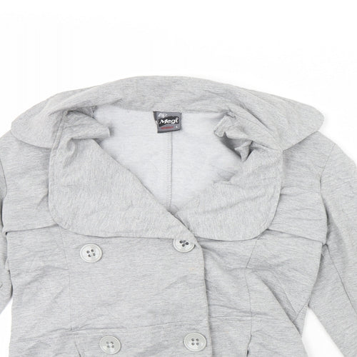 Megi Womens Grey   Jacket  Size L
