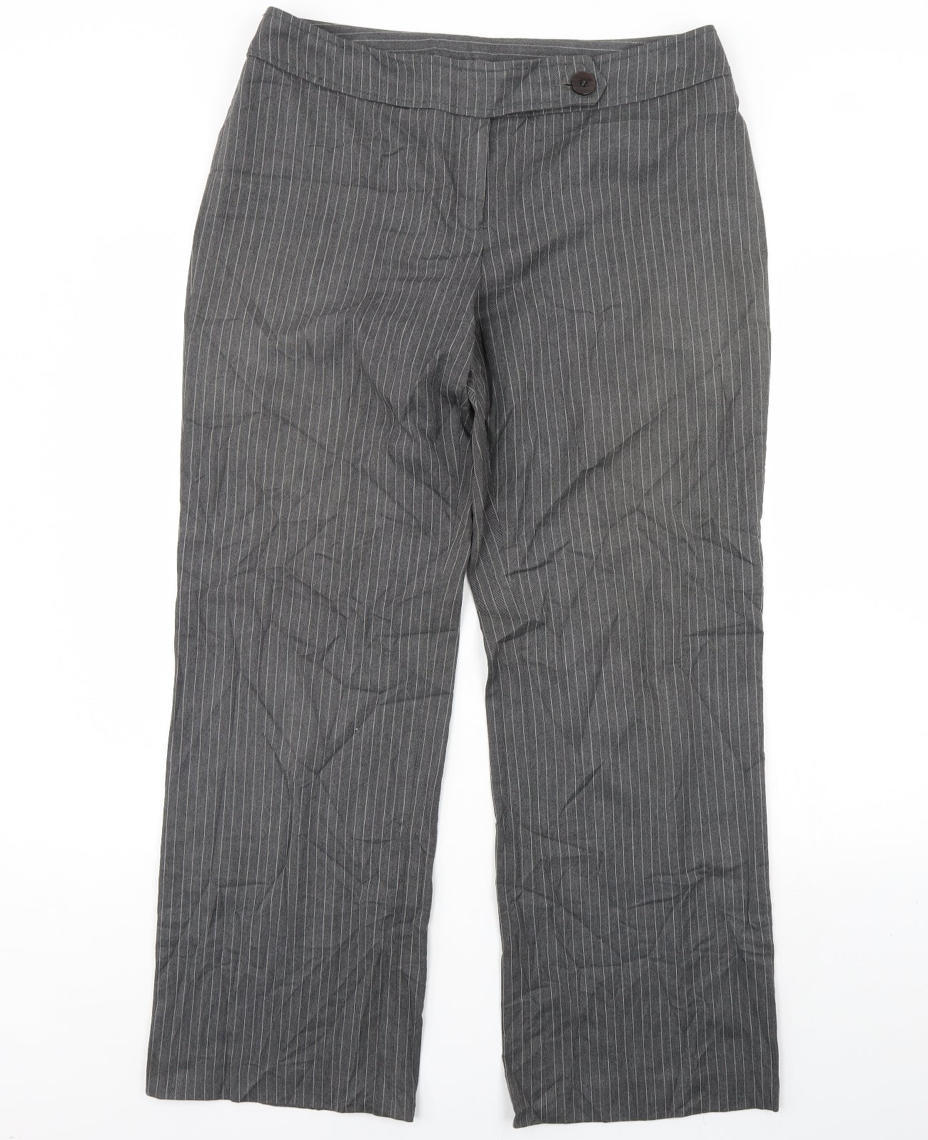 F&F Womens Grey   Trousers  Size 14 L29 in