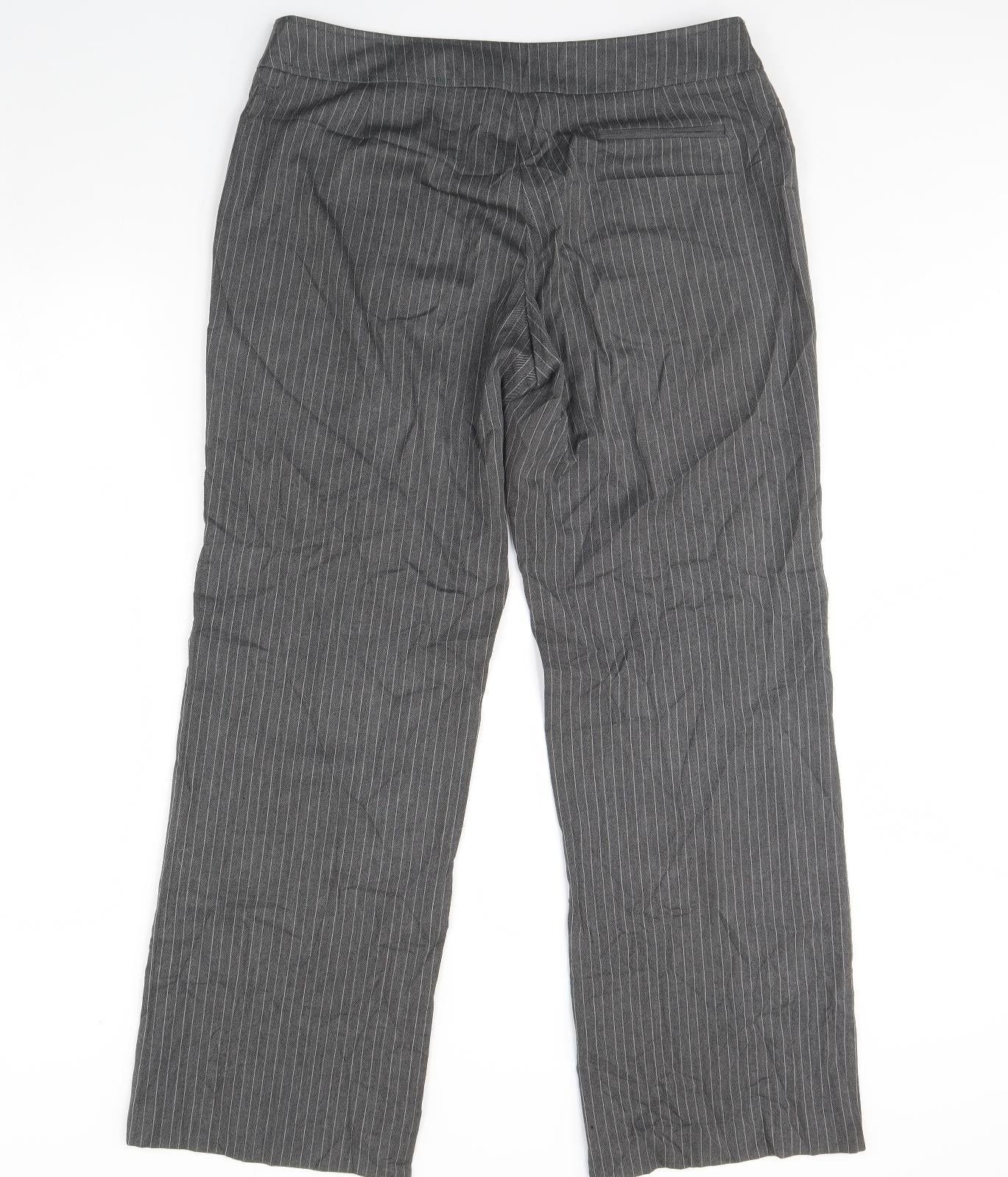 F&F Womens Grey   Trousers  Size 14 L29 in