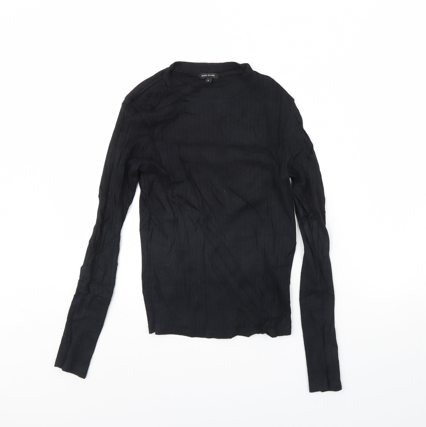 River Island Womens Black   Basic Blouse Size 8
