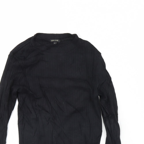River Island Womens Black   Basic Blouse Size 8