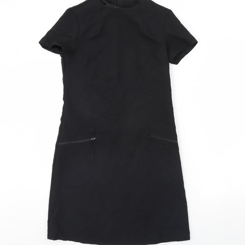 Simon Jersey Womens Black   Pencil Dress  Size 8