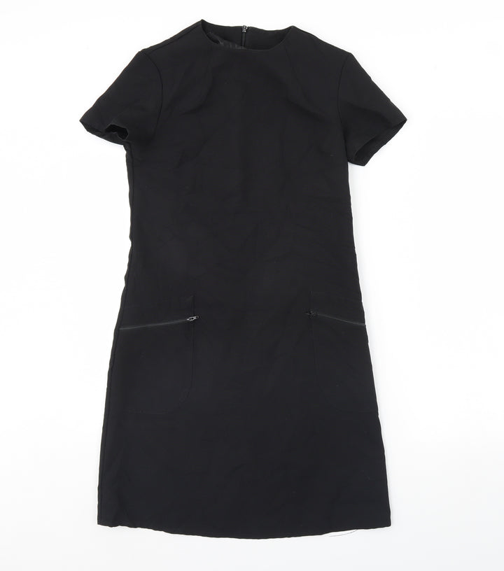 Simon Jersey Womens Black   Pencil Dress  Size 8