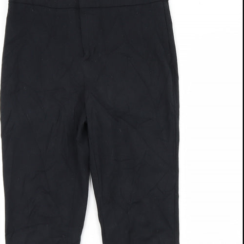 M&S Womens Black   Trousers  Size 10 L28 in