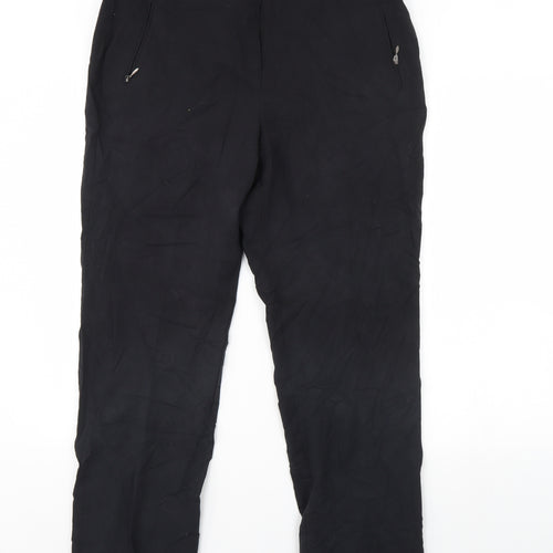 m&s Womens Black   Trousers  Size 16 L30 in
