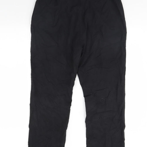 m&s Womens Black   Trousers  Size 16 L30 in