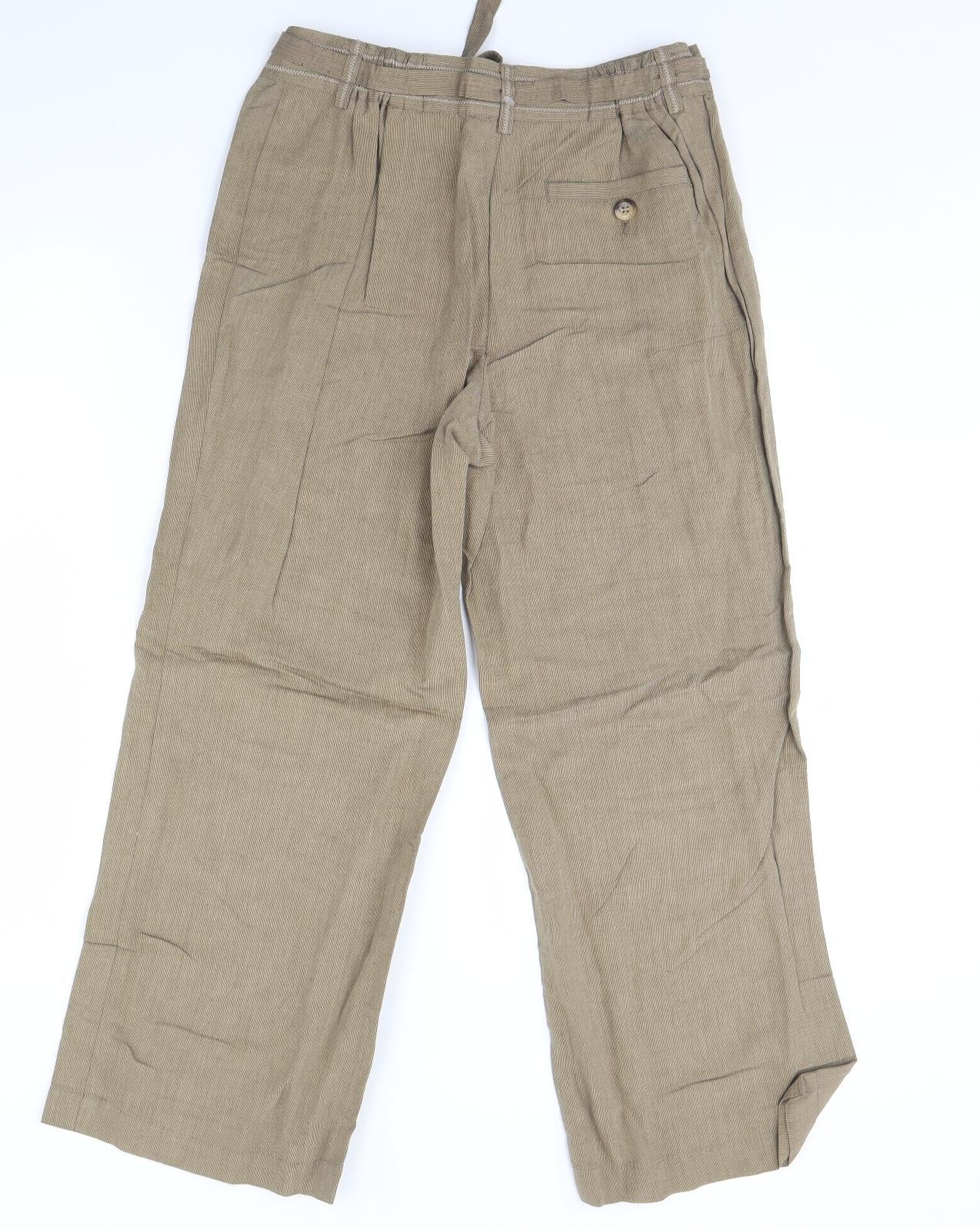 &S Womens Beige   Trousers  Size 12 L30 in