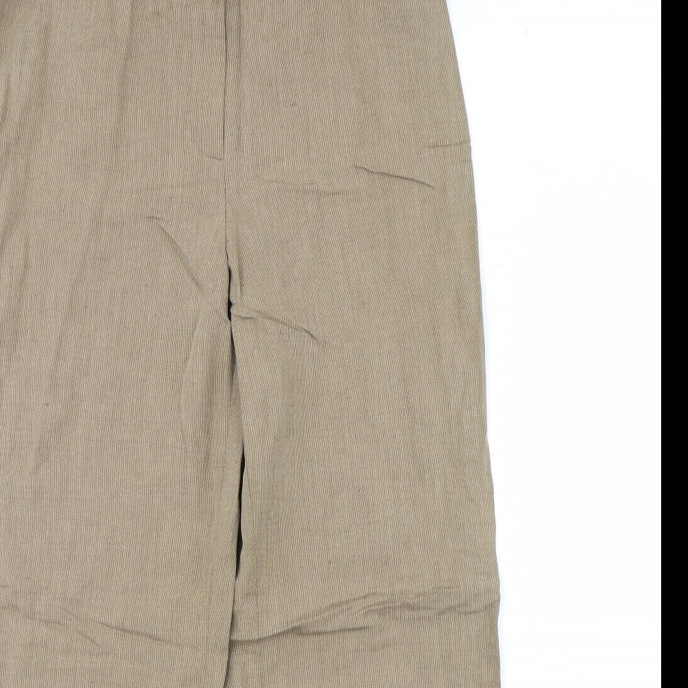 &S Womens Beige   Trousers  Size 12 L30 in