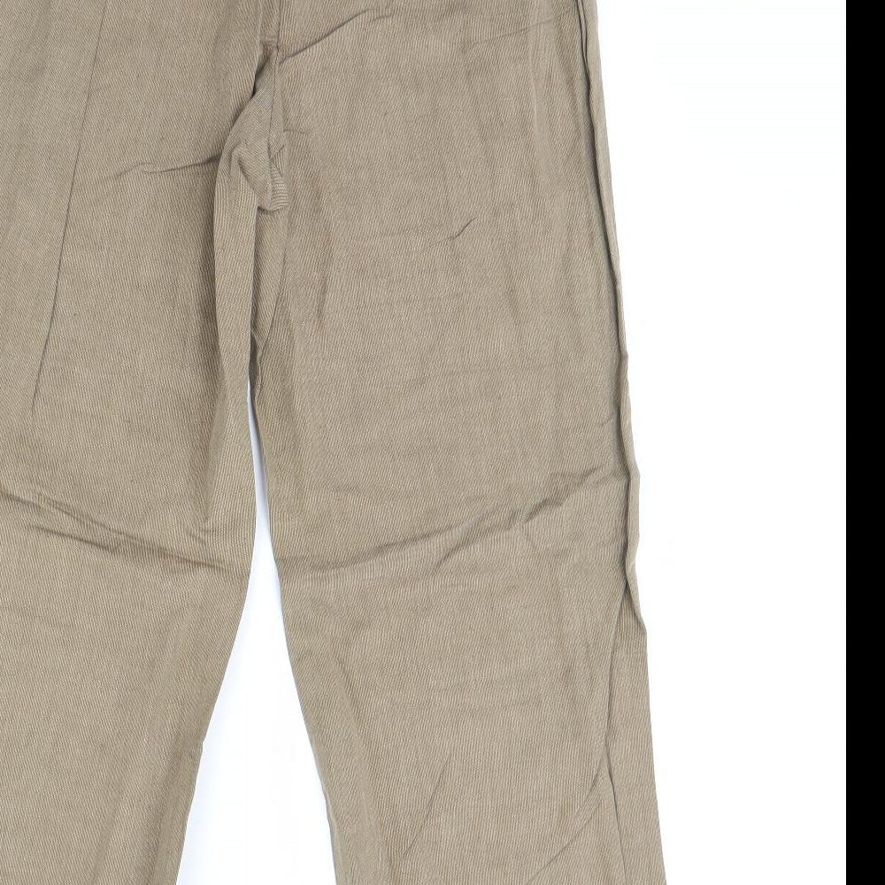 &S Womens Beige   Trousers  Size 12 L30 in