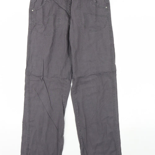 George Womens Grey   Trousers  Size 10 L28 in