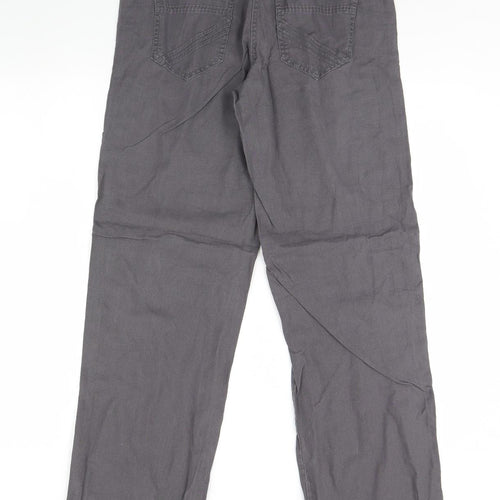 George Womens Grey   Trousers  Size 10 L28 in