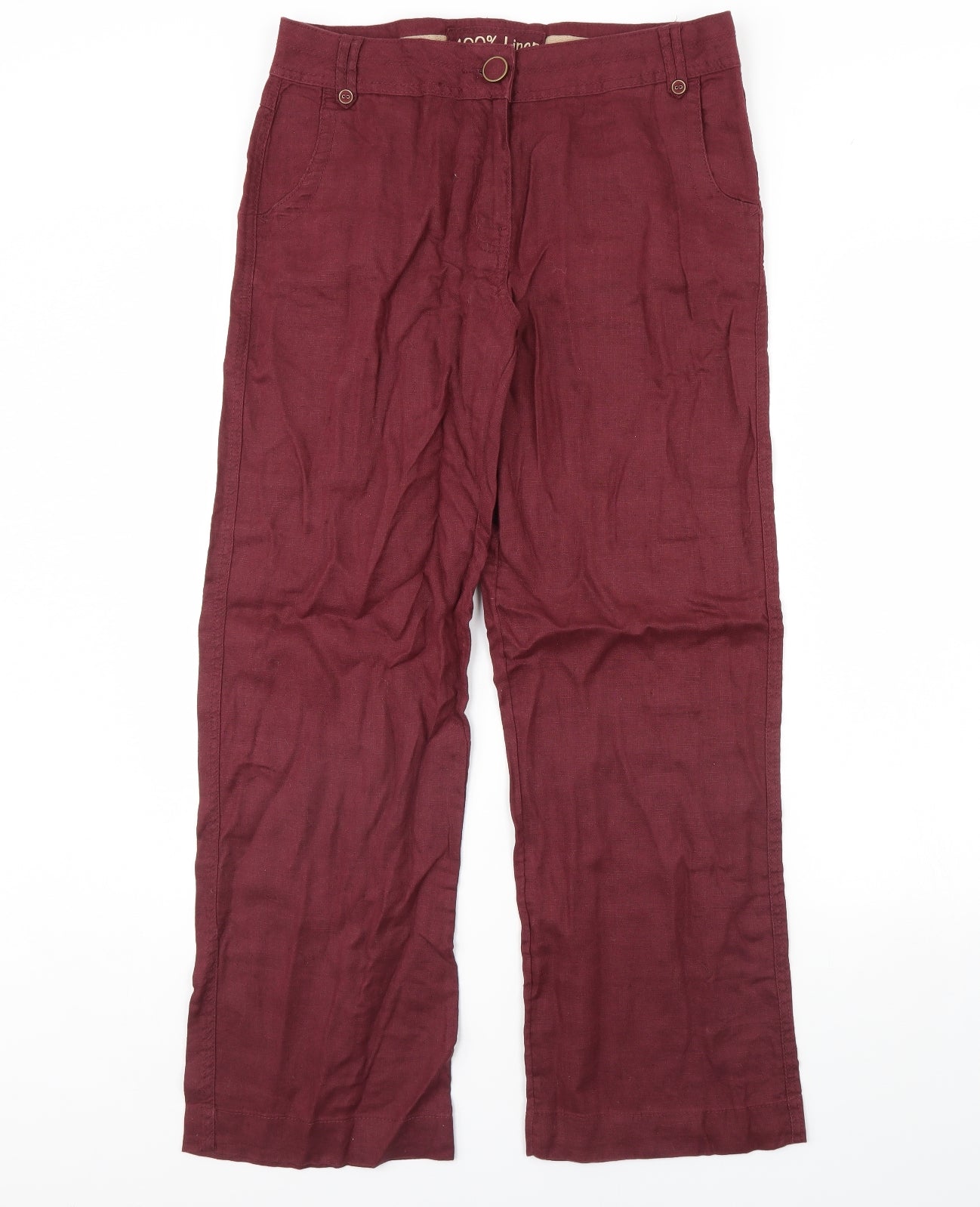 George Womens Red   Trousers  Size 10 L30 in