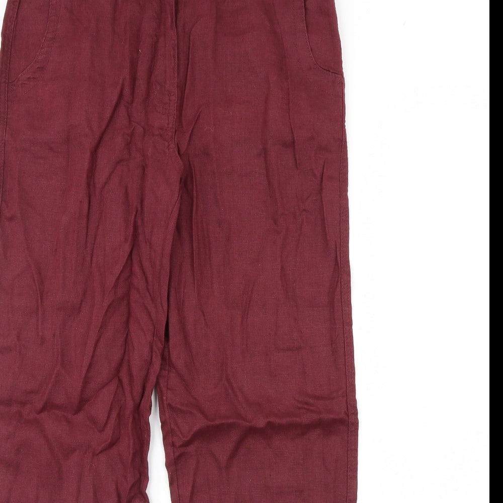 George Womens Red   Trousers  Size 10 L30 in