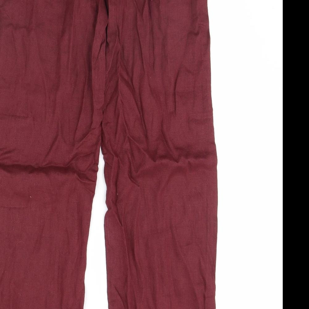 George Womens Red   Trousers  Size 10 L30 in
