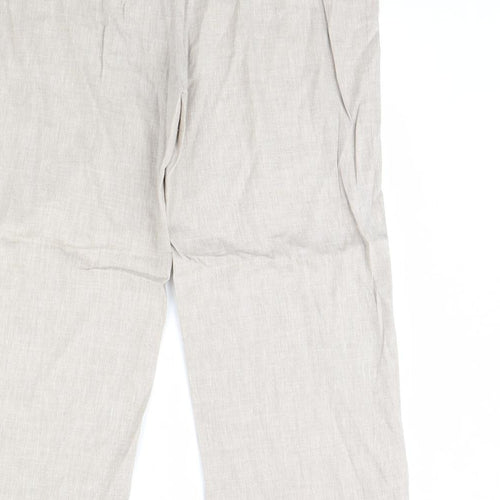 Preworn Womens Beige   Trousers  Size 40 in L28 in