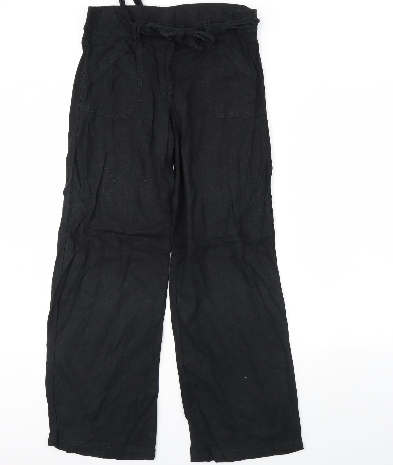 NEXT Womens Black   Trousers  Size 10 L32 in